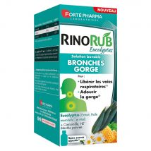 Forté Pharma RinoRub Soluzione potabile per bronchi e gola Eucalipto 120 ml - Easypara