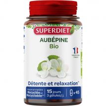 Superdiet Biancospino biologico 45 capsule - Fatto in Francia - Easypara