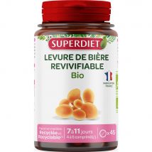 Superdiet Lievito di birra biologico Revivable 120 compresse - Fatto in Francia - Easypara