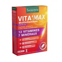Santarome Vita'max Multivitamine Senior 50+ 30 compresse - Fatto in Francia - Easypara