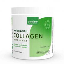Purasana Collagene Complexe Polvere di bellezza vegana Feel Beautiful Gusto mirtillo 240g - Easypara