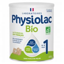 Physiolac Latte In Polvere Da 0 A 6 Mesi Bio Dès La Naissance 0 à 6 mois 400g - Fatto in Francia - Easypara