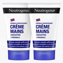 Neutrogena Crema concentrata Idratante Mani Pelli Secche 2X50ml - Fatto in Francia - Easypara