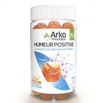 Arkopharma Caramelle gommose Phyto Stato d'animo positivo Zafferano 60 Gomme - Fatto in Francia - Easypara