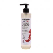 Phytema Shampoo protettivo del colore Fiori di ciliegio e ribes rosso bio 250ml - Fatto in Francia - Easypara