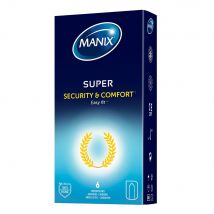 Manix Super Preservativi di sicurezza e comfort Facile da montare x6 - Easypara