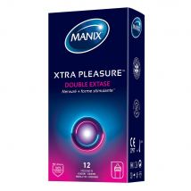 Manix Preservativi a doppio strato Forma nervosa e stimolante x12 - Easypara