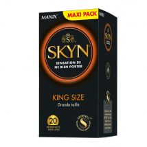 Manix King Size Preservativi senza lattice Dimensione grande x20 - Easypara