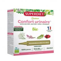 Superdiet Quatuor Corfort Urinaire Bio 20 monodosi da 15 ml - Fatto in Francia - Easypara