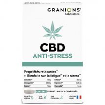 Granions CBD Anti-stress 30 Compresse Granions Anti-stress 30 compresse - Fatto in Francia - Easypara
