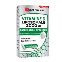 Forté Pharma Forté Royal Vitamine D liposomiali 2000IU Immunità e salute delle ossa 30 capsule - Easypara