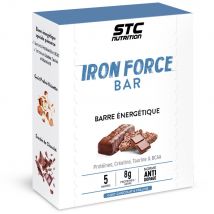 Stc Nutrition Barrette di soufflé di riso pralinato al cioccolato di Iron Force 5 x 50 g - Easypara