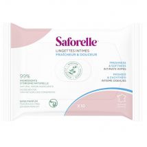 Saforelle Salviette intime monouso Ultra Delicate Formato Poche x10 - Easypara