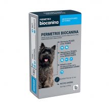Biocanina Antiparassitario esterno Soluzione Spot-On per cani piccoli da 4 a 10 kg permetrix 3 pipette - Easypara