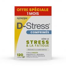 Synergia D-stress stress e stanchezza confezione da 1 mese 120 compresse - Easypara