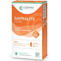 Codifra Safralite 15mg Humeur et Equilibre Emotionnel 28 Gélules - Easypara