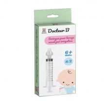 LBS Médical Medico B. Siringhe per lavaggi nasali irrigati x2 a partire da 6 mesi LBS Médical B. Siringhe per lavaggi nasali irrigati 6 mesi o più x2