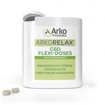 Arkopharma Arkorelax Dosi flessibili CBD 60 mini compresse sublinguali - Fatto in Francia - Easypara