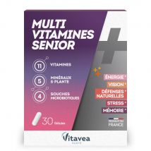 Vitavea Santé Multivitaminici Senior x 30 capsule - Fatto in Francia - Easypara