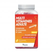 Vitavea Santé Mutivitamine Adulti Energie et Equilibre nerveux 30 gommine - Easypara