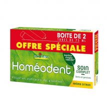 Boiron Homeodent Dentifricio Complete Care per denti e gengive Limone 2x75ml - Fatto in Francia - Easypara