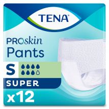 Tena Proskin Super Pants Slip assorbenti Taglia S 65-85 cm X12 - Easypara