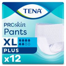 Tena Proskin plus Pants Absorb + Slip Size XL 120-160cm X12 - Easypara
