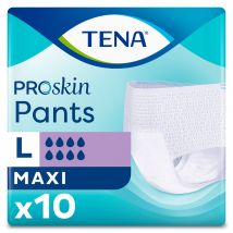 Tena Proskin Maxi Pants Absorb + Slip Taglia L 100-135 cm x10 - Easypara