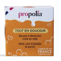 Propolia Balsamo Labbra bio ricco di miele Un tocco di delicatezza 6g - Fatto in Francia - Easypara