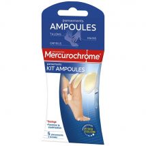 Mercurochrome Kit di medicazioni per le ampolle 3 confezioni da 5 Medicazioni - Easypara