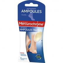 Mercurochrome Medicazioni per vesciche al tallone Extreme x4 - Easypara