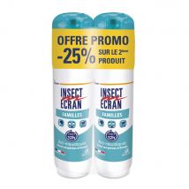 Insect Ecran Peau Repellente per Zanzare per la Famiglia 2x100ml - Easypara
