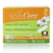 Silver Care Timbri in cotone Bio Super Plus Senza applicatore x15 - Easypara