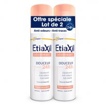 Etiaxil Deodorante Spray Delicatezza senza alluminio 48 ore Pelle Sensibile 2x150ml - Easypara