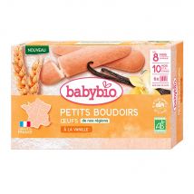 Babybio Boudoir alla vaniglia Bio Da 8 mesi e 10 mesi a Crunch 6 Bustine da 4 - Fatto in Francia - Easypara