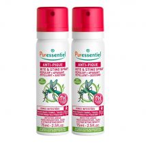 Puressentiel SOS Insetti Spray repellente antizanzare lenitivo Adulti e Bambini 2x75ml - Easypara