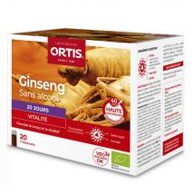 Ortis Ginseng Vitality Bio 20 Shots da 15 ml - Easypara