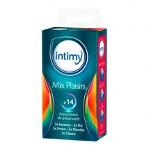 Intimy Preservativi lubrificanti Mix Plaisirs x14 - Easypara