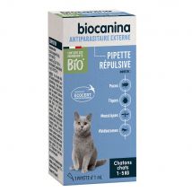 Biocanina Antiparassitario esterno Pipetta repellente per Gatto e Gatta 1 - 5kg 1 pipetta - Easypara