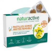 Naturactive Pastilles gorge irritée et sensible x24 - Fatto in Francia - Easypara