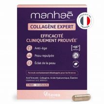 Manhaé Esperto di collagene 30 capsule - Fatto in Francia - Easypara