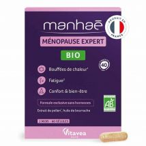 Manhaé Menopausa biologica 60 capsule - Fatto in Francia - Easypara