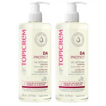 Topicrem Da Pelle Atopica Gel detergente nutriente viso e corpo 2x500ml - Fatto in Francia - Easypara