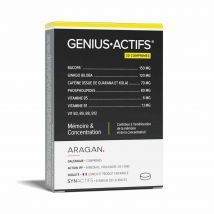Aragan Synactifs GeniusActifs Memoria e concentrazione 30 compresse - Fatto in Francia - Easypara