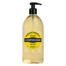 Le Comptoir Du Bain Sapone di Marsiglia Corpo e Mani Corps Et Mains Peaux Sensibles 1l - Fatto in Francia - Easypara
