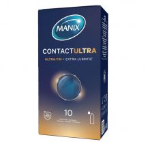 Manix Contact Preservativi Ultra + Extra Lubrificati x10 - Fatto in Francia - Easypara