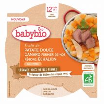 Babybio Banchetto di patate dolci con anatra di Poitou Echalion dai 12 mesi 230 g - Easypara