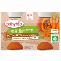 Babybio Verdura Piccoli vasi da 4 mesi 2x130g - Easypara