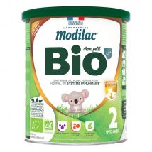 Modilac Bio Latte 2 in polvere da 6 mesi a 1 anno 800g - Fatto in Francia - Easypara