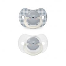 Suavinex SxPro Ciuccio anatomico reversibile Night & Day Da 4 a 18 mesi x2 - Easypara